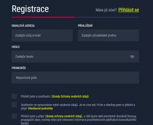 rabona registrace